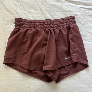 Nike Women's Burgundy Athletic Shorts